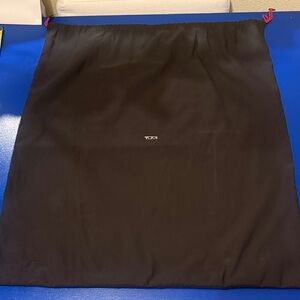 TUMI Black Dust Bag Red Accents XL 27.5” x 31” Extra Large Travel Storage